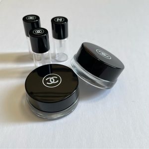 Authentic Chanel glass dram jar set
